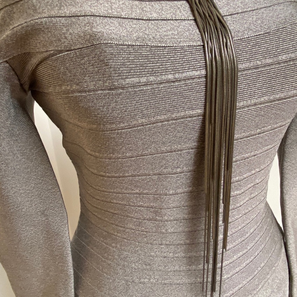 Herve Ledger Bandage Dress
